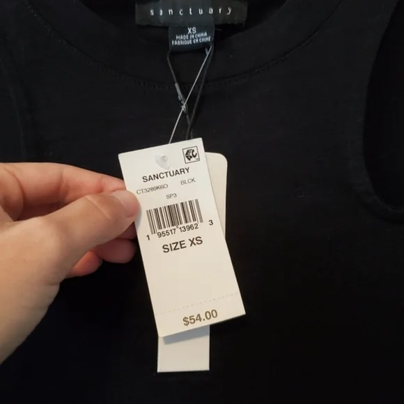 NWT Sanctuary Cutout T‎ Shirt Organic Cotton - Picture 5 of 5